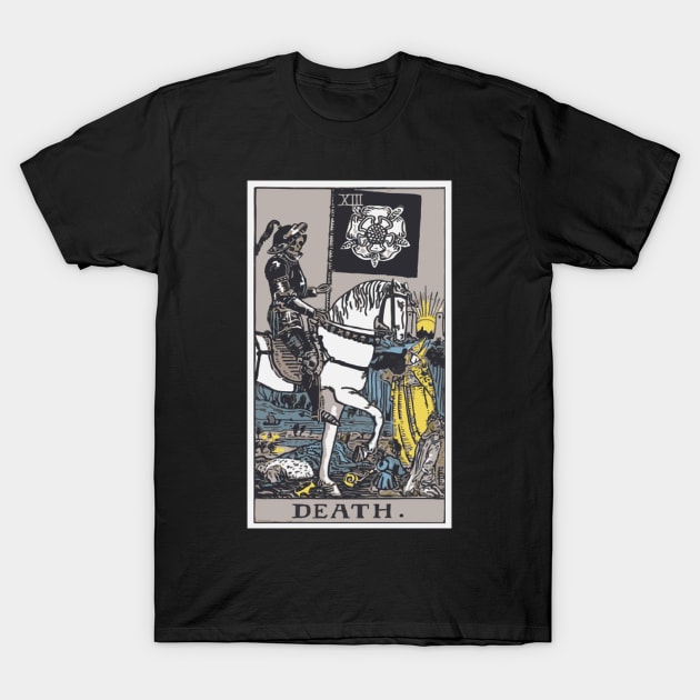 Death Tarot Card 13 T-Shirt by SperkerFulis